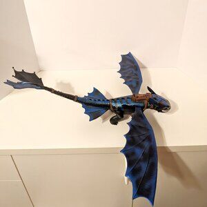 How To Train Your Dragon Toothless Figure Blue 23” Wingspan Spin Master 2013